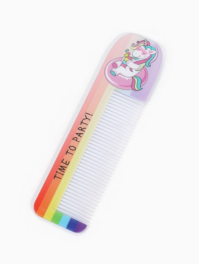 Расчёска «Единорог», фигурная, 14.7×3.7(±1) см