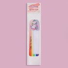 Расчёска «ЕДИНОРОГ ПАТИ», с ручкой, фигурная, 14,7 × 3,7, разноцветная - Фото 4