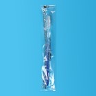 Зубная щётка, 17,5 см, цвет прозрачный/синий - Фото 5