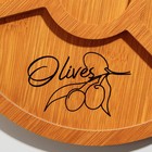 Менажница деревянная Delicious с 4 ячейками, d=25 см - Фото 3