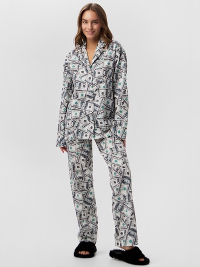 Пижама женская (рубашка, брюки) KAFTAN «Баксы», размер 48-50