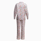 Пижама новогодняя женская (рубашка, брюки) KAFTAN «Зайка», серая, размер 44-46 - Фото 17