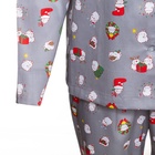 Пижама новогодняя женская (рубашка, брюки) KAFTAN «Зайка», серая, размер 44-46 - Фото 19