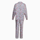 Пижама новогодняя женская (рубашка, брюки) KAFTAN «Зайка», серая, размер 52-54 - Фото 20