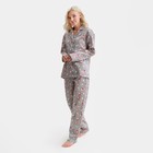Пижама новогодняя женская KAFTAN Зайка, цвет серый, размер 52-54 - Фото 7