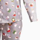 Пижама новогодняя женская KAFTAN Зайка, цвет серый, размер 52-54 - Фото 10