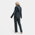 Пижама женская KAFTAN "Звезды", размер 40-42, темно-синий - Фото 3