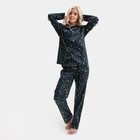 Пижама женская KAFTAN "Звезды", размер 40-42, темно-синий - Фото 5