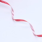 Лента упаковочная пластиковая «Сердечки», красная, 0.5 см х 500м - Фото 2