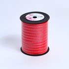 Лента упаковочная пластиковая «Сердечки», красная, 0.5 см х 500м - фото 9965098