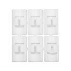 Держатель самоклеящийся для проводов и гирлянд ТУНДРА, 28×16×9 мм, белый, 12 шт. - Фото 9