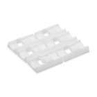 Держатель самоклеящийся для проводов и гирлянд ТУНДРА, 28×16×9 мм, белый, 12 шт. - Фото 8