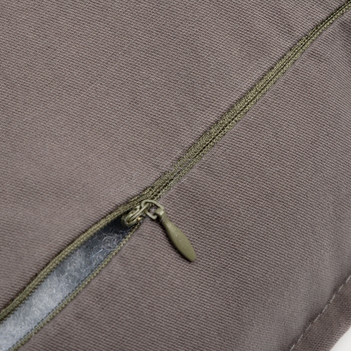 Подушка Этель, 30х50+1 см, серый, 100% хлопок - фото 1906058882