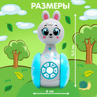 Неваляшка музыкальная «Зайчонок», развивающая, звук - Фото 2