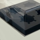 Коробка на 4 капкейка, черная, 18,5 × 18 × 10 см - Фото 3