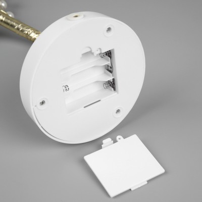 Светодиодный куст «Жемчужины золотистые» 45 см, 36 LED, постоянное свечение, от батареек AAx3, USB, свечение тёплое белое