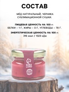 Мёд кремовый «Новый год 2026», с черникой, 30 г - Фото 2