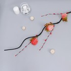 Декор тинги "Пушистик с зеленью" 150 см, микс - фото 21720701