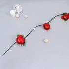 Декор тинги "Пионы бутоны с мелкими цветочками" 150 см, микс - Фото 3