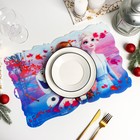 Салфетка сервировочная на стол «Холодное сердце с 3D изображением», 44,5×29,5 см - фото 24498121