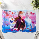 Салфетка сервировочная на стол «Холодное сердце с 3D изображением», 44,5×29,5 см - фото 24498123