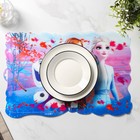 Салфетка сервировочная на стол «Холодное сердце с 3D изображением», 44,5×29,5 см - фото 24498124