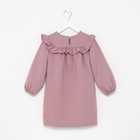 Платье для девочки с рюшей KAFTAN "Basic line", размер 34 (122-128), цвет сиреневый - Фото 11