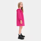 Платье для девочки с рюшей KAFTAN Basic line, размер 30 (98-104 см), фуксия 9071343 - фото 14071527