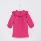Платье для девочки с рюшей KAFTAN Basic line, размер 30 (98-104 см), фуксия 9071343 - фото 14071533