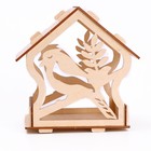 Деревянный скворечник - кормушка для птиц «Птица» - Фото 3