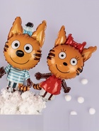 Воздушные шары фольгированные 12" «Три Кота. Карамелька», фигура, 5 шт. 9200031