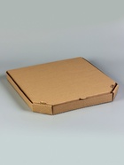 Коробка для пиццы, бурая, 41×41×4 см  (артикул 9192347)  большой выбор товаров оптом и в розницу по низким ценам с доставкой