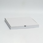 Коробка для пиццы, белая, 41 х 41 х 4 см - Фото 2