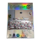 Постельное бельё 2сп Brilliant, 175х210, 175х210, 70х70см 2 шт, микрофибра, 100% полиэстер, 65 г/м - Фото 4