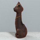 Копилка "Кот Мурзик", покрытие флок, коричневая, 29 см - Фото 2