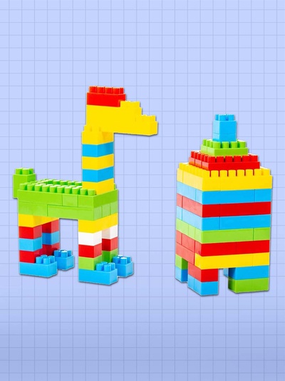 Конструктор «Большой», 96 деталей