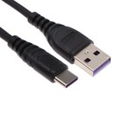 Кабель Mirex (13700-007T3BK), Type-C - USB, 3 А, 1.2 м, быстрая зарядка, черный 9222956 - фото 9909904