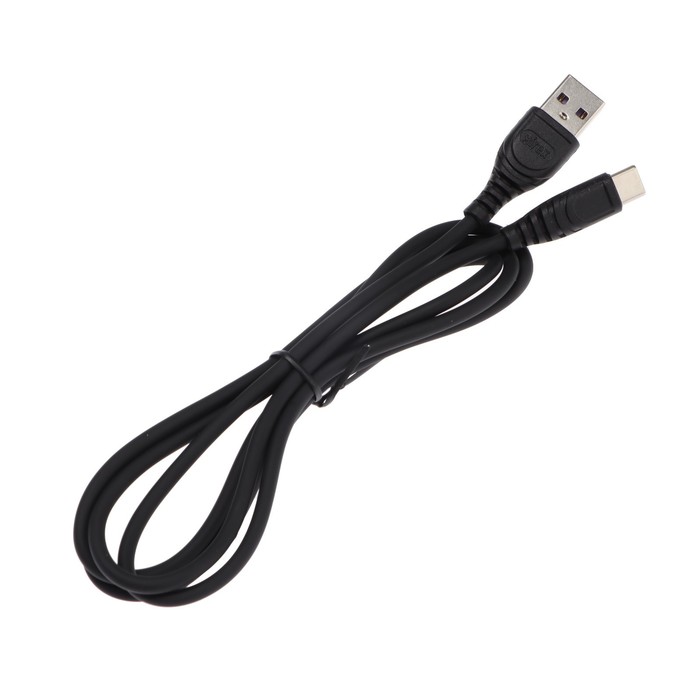 Кабель Mirex (13700-007T3BK), Type-C - USB, 3 А, 1.2 м, быстрая зарядка, черный - фото 51456581