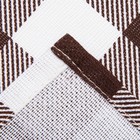 Фартук  Доляна "Клетка" 60х70 см, 100% хл, рогожка 164 г/м2 - фото 804972165