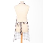 Фартук  Доляна "Клетка" 60х70 см, 100% хл, рогожка 164 г/м2 - фото 804972167