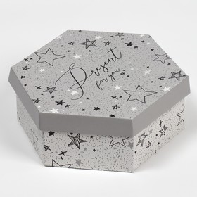Коробка подарочная складная, упаковка, «Звёзды», 26 х 22.5 х 8 см
