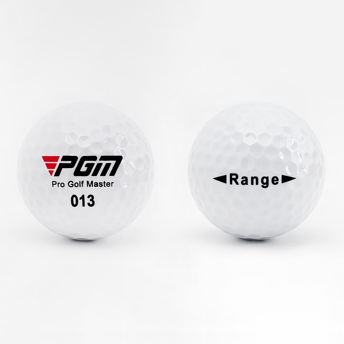 Мяч для гольфа PGM "Range", двухкомпонентный, d=4.3 - Фото 1