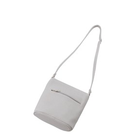 

Сумка кросс-боди, отдел на молнии, цвет светло-серый 24х22х11см