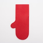 Набор конвертов для столовых приборов Доляна «Новогодняя варежка» - 4 штуки, красный - Фото 3