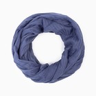 Снуд женский текстильный, цвет синий, размер 70х75 - фото 9910922