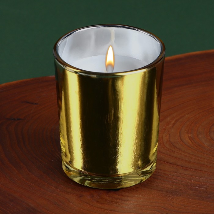 Новогодняя свеча в стакане «Магия аромата«, ваниль, 5 х 5 х 6 см. - фото 64690494