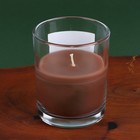 Новогодняя свеча в стакане «Чудеса», аромат кофе со сливками, 7 х 7 х 8,5 см. - Фото 3