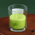Новогодняя свеча в стакане «Время мечтать», аромат зеленое яблоко, 7 х 7 х 8,5 см. - Фото 3