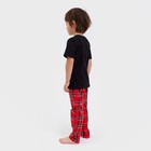 Пижама детская новогодняя KAFTAN "Chilling", размер 28 (86-92 см) - Фото 3