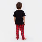 Пижама детская новогодняя KAFTAN "Chilling", размер 28 (86-92 см) - Фото 4